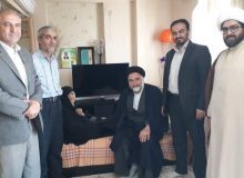 دیدار و تجلیل امام جمعه و فرماندارطالقان با مادرگرامی و معظم شهید والامقام «بیژن رفیعی»
