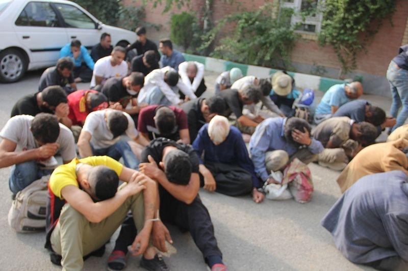 جمع آوری ۳۰۴ معتاد متجاهر از معابر شهرستان کرج