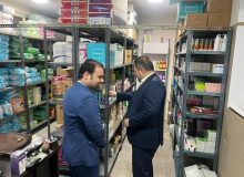 بازدید رییس دانشگاه از چندین داروخانه مشکین دشت