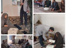 دیدار بخشدار مرکزی کرج با خانواده های  معزز و معظم شهدا در روستای علی آبادگونه