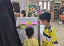 برگزاری پویش کتابخوانی از کتاب حریم ریحانه در کتابخانه الهادی (ع) هشتگرد
