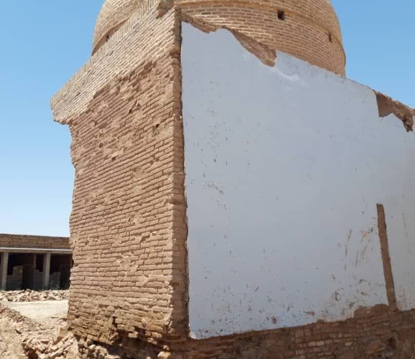 توضیحات اداره کل میراث‌فرهنگی در خصوص ریزش دیواره بنای تاریخی امامزاده سلیمان(ع)