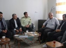 دیدار با خانواده شهید مصیب قره بابایی در اشتهارد