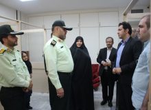 فرمانده انتظامی استان البرز از مرکز اورژانس اجتماعی شهرستان کرج بازدید کرد