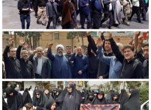 راهپیمایی مردم شهر هشتگرد در محکومیت جهت سوزاندن قرآن کریم