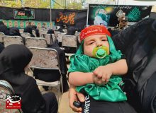 شیرخوارگان حسینی در گرمدره نسل زمینه ساز ظهور با کوچک‌ترین شهید کربلا بیعت کردند