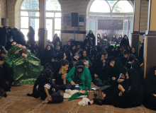 مراسم شیرخوارگان حسینی در شهرستان نظرآباد برگزار شد