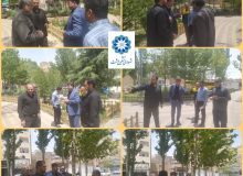 بازدید شهردار و عضو شورای اسلامی مشکین دشت از وضعیت پارک ورزشکاران