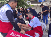 امدادرسانی به ۱۲۷ نفر در روز تاسوعا و عاشورا و شام غریبان به سوگواران حسینی در البرز