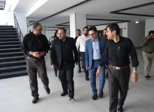 بازدید رییس دانشگاه علوم پزشکیس البرز از پروژه خیر ساز دانشکده پزشکی