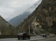 اجرای عملیات آسفالت در جاده کرج – چالوس