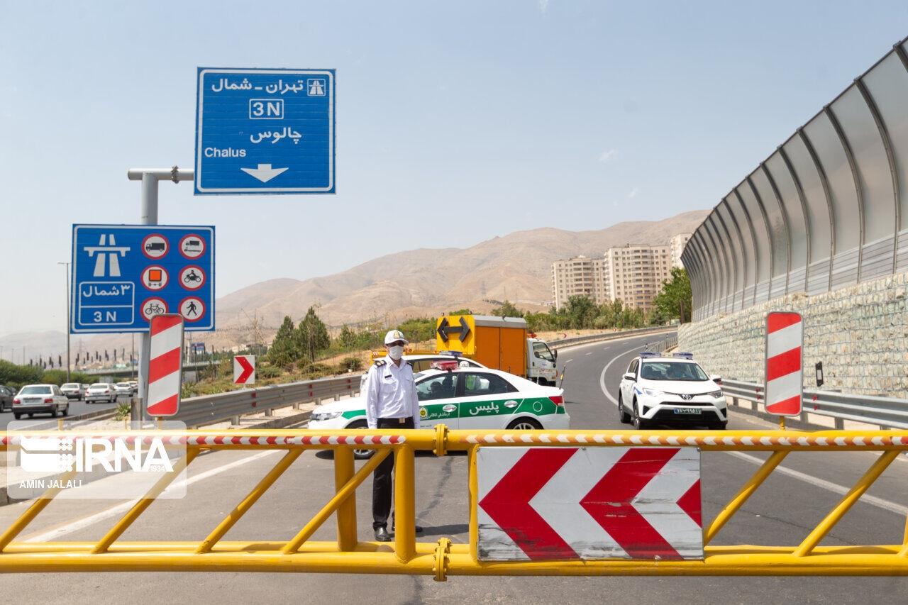 محدودیت ترافیکی درآزادراه تهران -شمال و جاده چالوس اجرا می شود