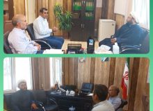 امام جماعت محله جزینان با رئیس اداره بهزیستی طالقان دیدار کرد