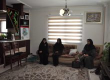 دیدار مدیر کل کانون البرز با خانواده‌ی شهید مدافع حرم