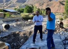 پل جبرییل آباد محله جزن در  حال ساخت و احداث