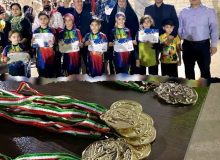 مسابقات اسکیت سرعت آماتور نونهالان شهرستان نظرآباد برگزار شد