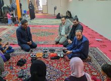 بازدید سرزده فرماندار شهرستان چهارباغ از یک کارگاه آموزشی صنایع دستی