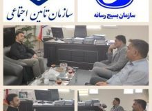 نشست  مشترک مدیر کل تامین اجتماعی با  جمعی از مسوولان بسیج رسانه استان البرز