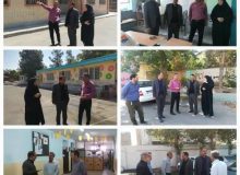 بازدیداز روند اجرای پروژه مهر در مدارس شهرستان نظرآباد