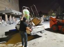 چرخ دستی‌های زباله گرد در منطقه ۵ جمع آوری شدند