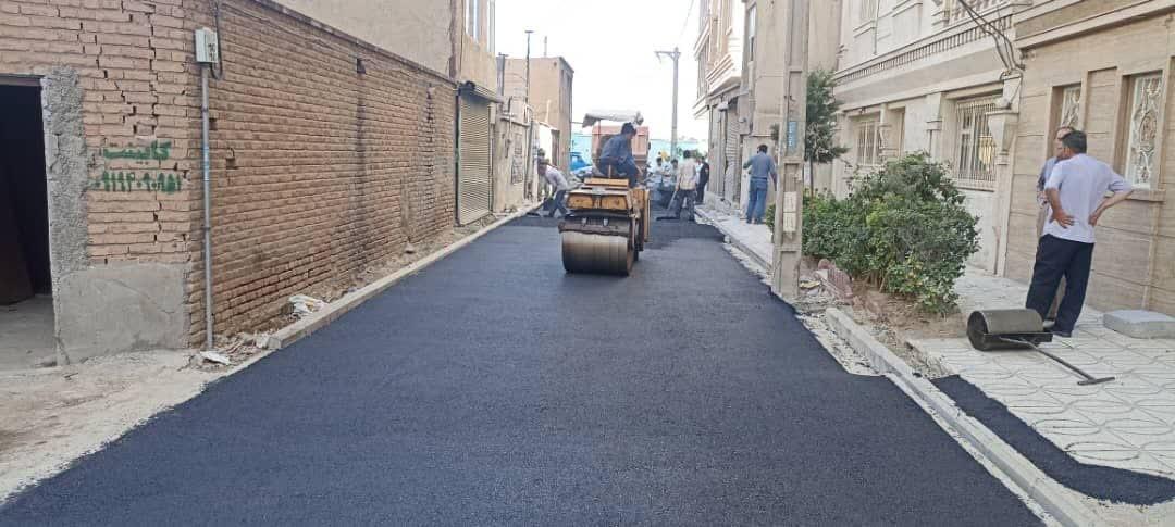 روند رو به جلو در نهضت آسفالت شهر گرمدره