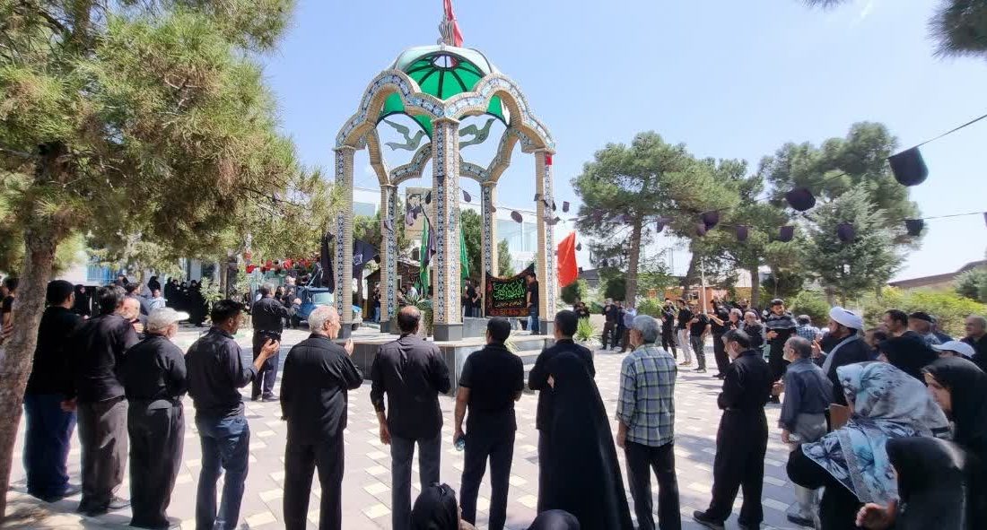 راهپیمایی جاماندگان اربعین حسینی در شهر گرمدره