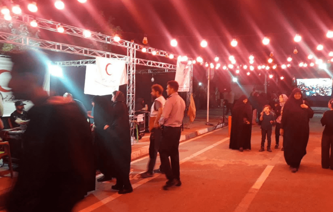 ارائه خدمات سلامت و خدمات فرهنگی توسط اعضاء جمعیت هلال احمر شهرستان کرج