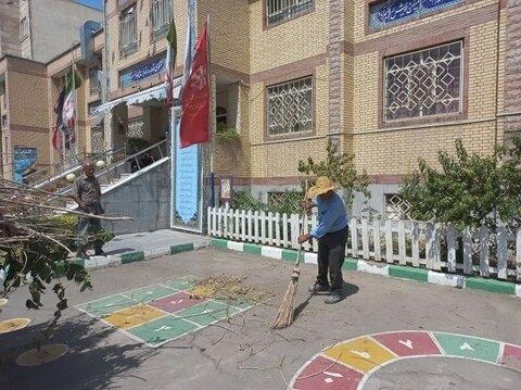 طرح استقبال از مهر همزمان با بازگشایی مدارس اجرا شد