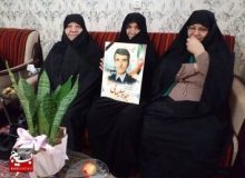 دیدار بسیجیان پایگاه شهید ناصر خاکی حوزه ۱۲۲با خانواده شهید جواد سلیمانی