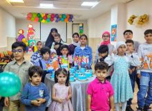 تجلیل مدیر کل کانون البرز از کودکان همکاران کانون