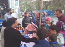 ایستگاه نقاشی همبستگی کودکان البرزی با کودکان فلسطینی
