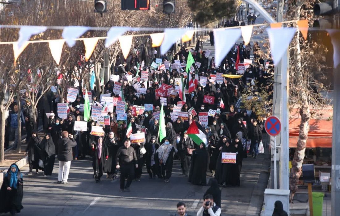 راهپیمایی حماسه بزرگ ۹ دی روز بصیرت و میثاق با ولایت در کرج