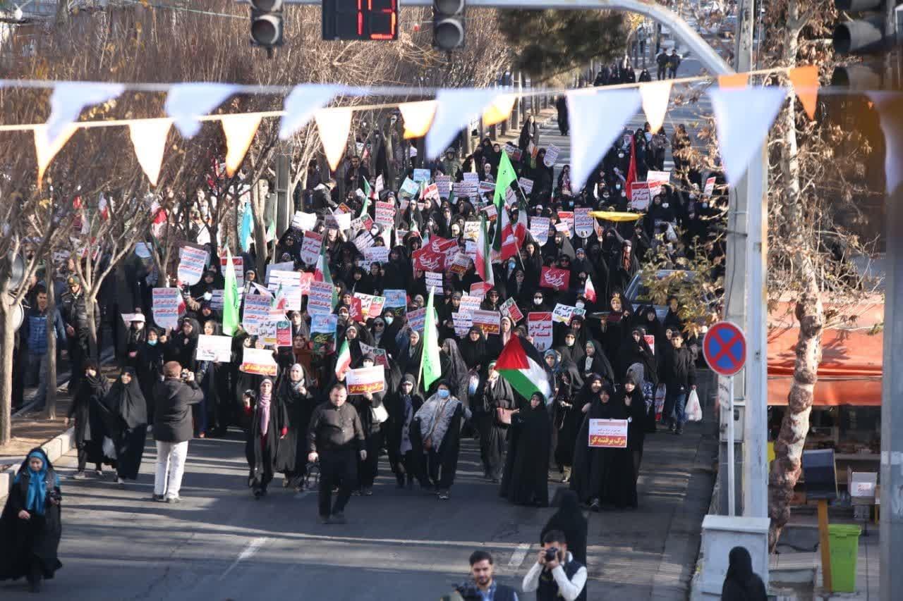 راهپیمایی حماسه بزرگ ۹ دی روز بصیرت و میثاق با ولایت در کرج