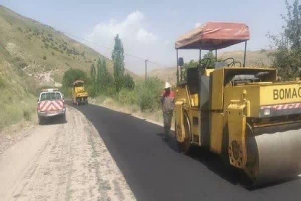 آسفالت ۴۷ کیلومتر از راه‌های روستایی شهرستان طالقان