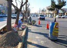 مناسب سازی معبر در بلوار شهید سلیمانی آغاز شد