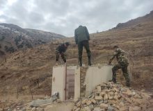 ۳۵۰۰ متر مربع از اراضی ملی روستای خورانک در شهرستان طالقان رفع تصرف شد