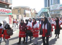 ۲۰۰ نجاتگر استان البرز به بیش از ۶۰۰ در مراسم راهپیمایی ۲۲ بهمن خدمات ارائه دادند