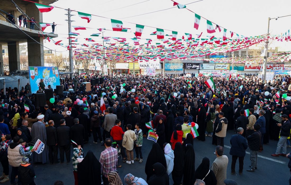 حماسه آفرینی مردم فردیس در جشن ۴۵ سالگی انقلاب اسلامی