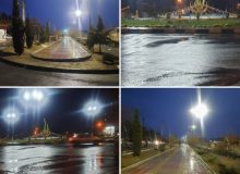 روشنایی شهر مهستان تقویت می شود