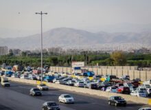 ترافیک سنگین در آزادراه تهران – کرج -قزوین