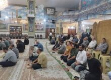 دیدار مردمی اعضای شورای اسلامی شهر کرج با نمازگزاران مسجد حضرت سیدالشهدا (ع)