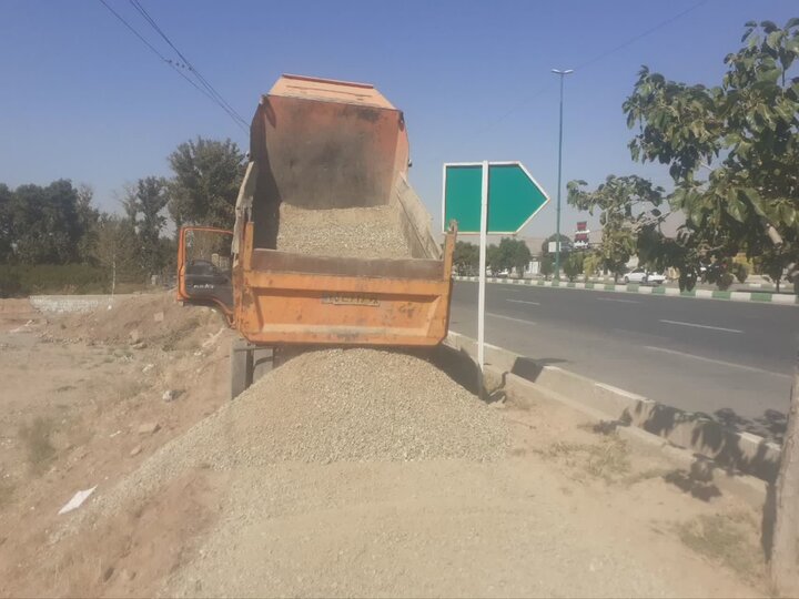 احداث جاده سلامتی در شهر هشتگرد