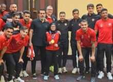 عکس| قهرمان آسیا در جمع پرسپولیسی‌ها