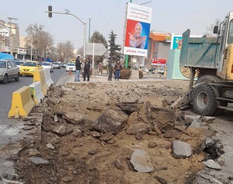 بهبود ایمنی و روان‌سازی ترافیک با اصلاح هندسی دوربرگردان بلوار چمران