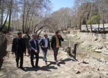 بازدید عضو شورای اسلامی شهر کرج از فاز سوم تفرجگاه پارکرود