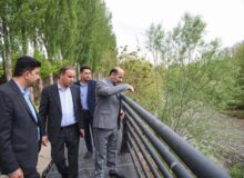 معاون قضایی دادگستری البرز از پروژه پارکرود و باغ گل‌ها بازدید کرد