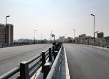 پل شهدای غزه به روش مکانیزه روکش آسفالت شد