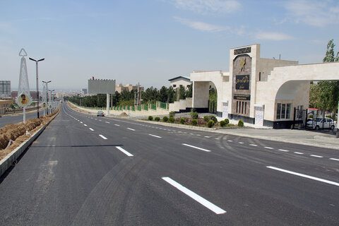 پایان عملیات اجرایی و آسفالت پروژه اتصال بلوار جمهوری به بزرگراه شهید سلیمانی