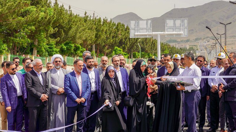 آیین بهره‌برداری از تقاطع جمهوری، موذن و ادامه بلوار ارس