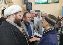 دیدار اعضای شورا با نمازگزاران مسجد منتظرین امام زمان(عج)